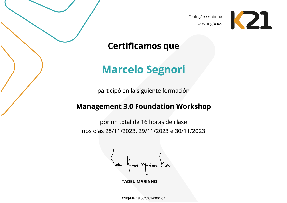 Certificado K21